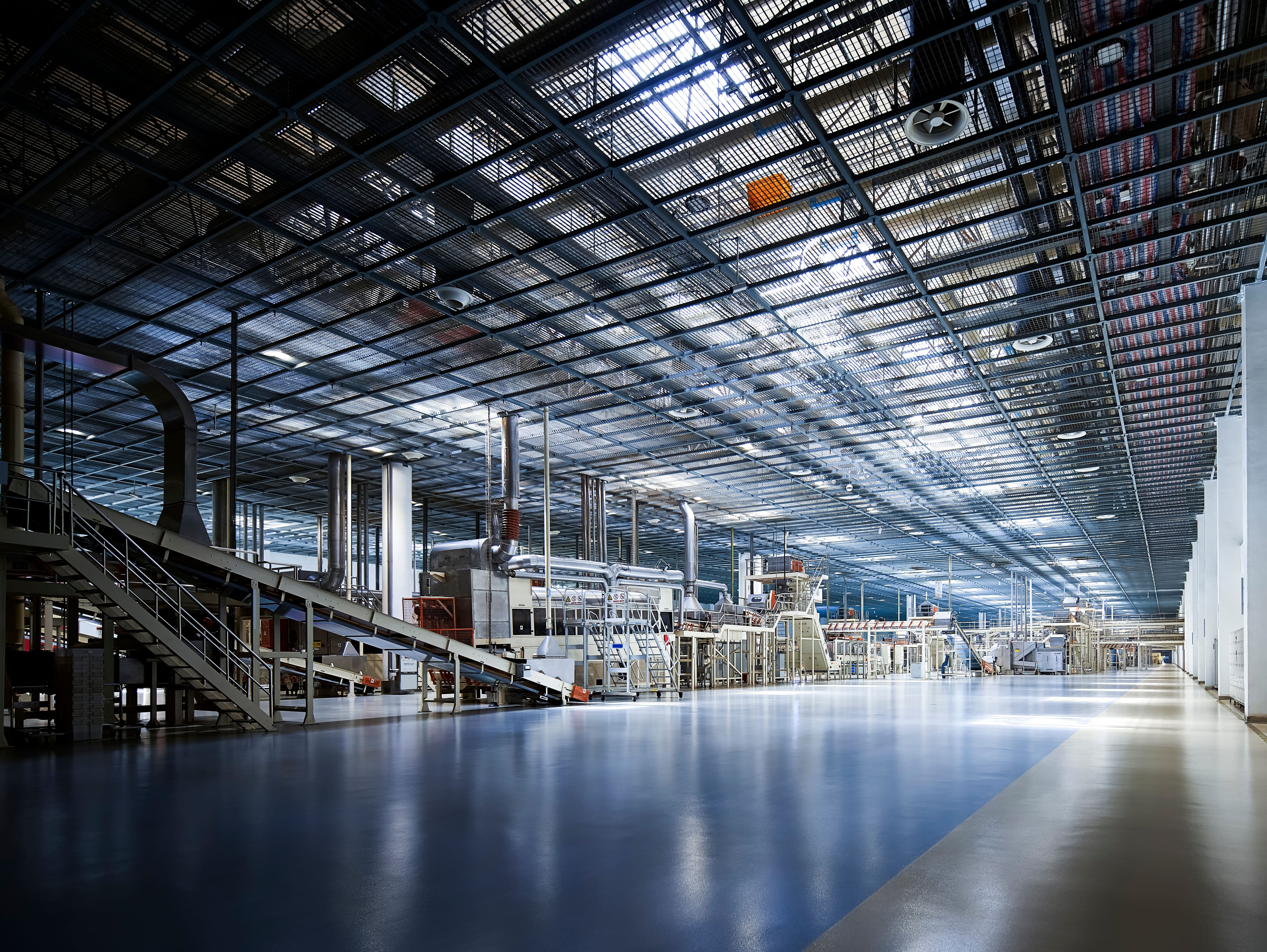 A connected manufacturing operation on the factory floor.