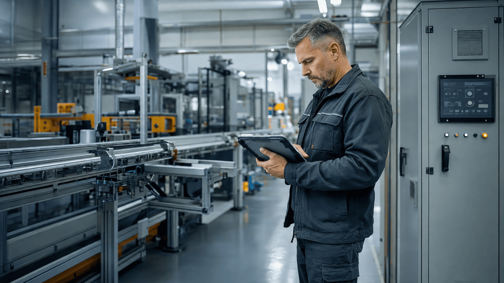 Secure industrial systems supporting connected production operations.